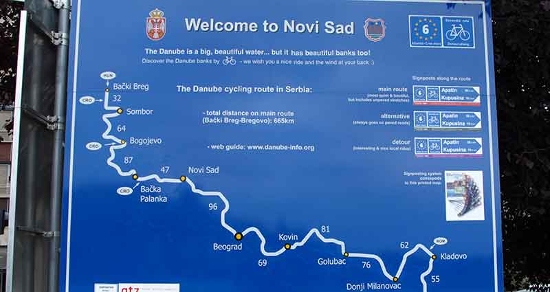 Danube Cycle Route Novi Sad